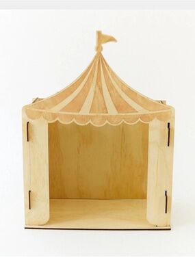 SARAH'S SILKS, WOODEN CIRCUS TENT
